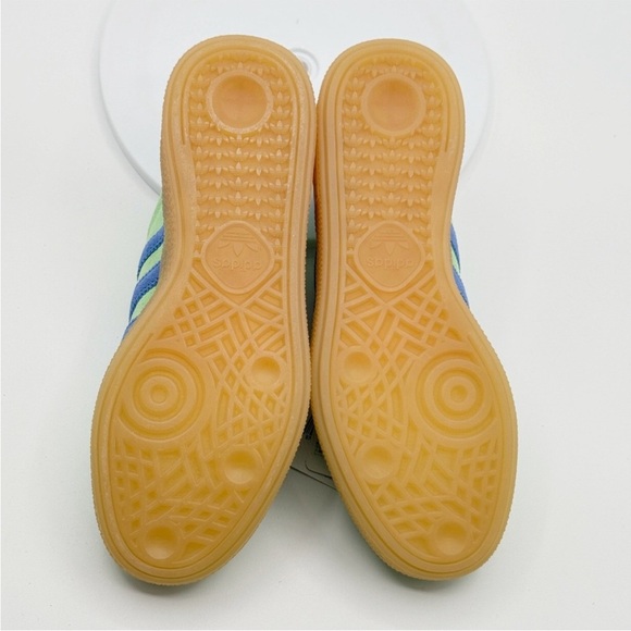 Adidas Handball Spezial W Sneakers Size 8 Womens Lime Green/Blue JR3618 - Picture 5 of 7